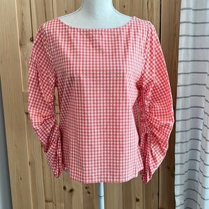 GAP cinche sleeve blouse